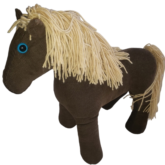 Corduroy large pony horse stuffed animal large handmade plush oversized - Picture 1 of 6